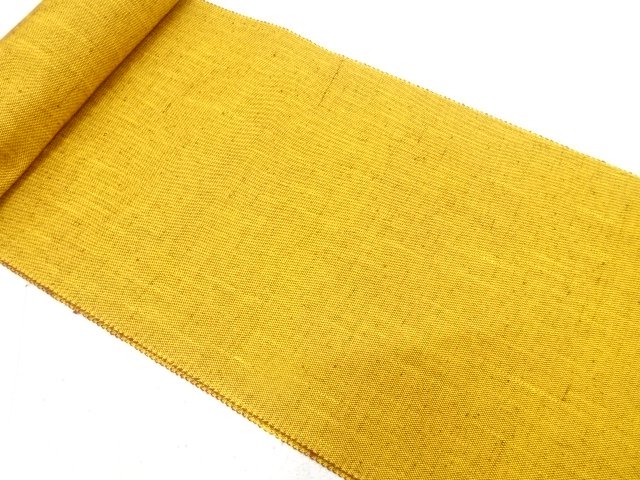 JAPANESE KIMONO / ANTIQUE BOLT FOR NAGOYA OBI / SILK / MAWATA TSUMUGI